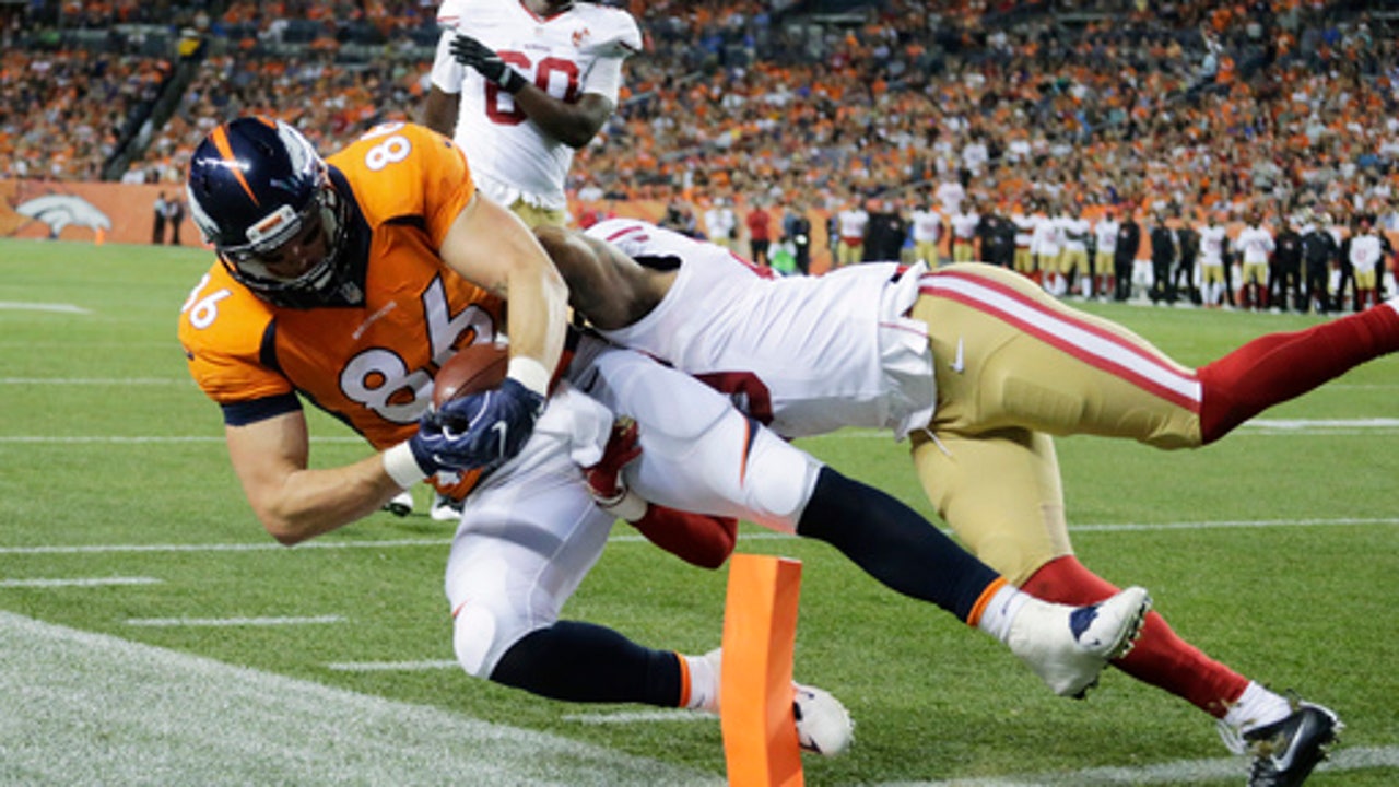 Ponder helps 49ers to 31-24 exhibition win over Broncos
